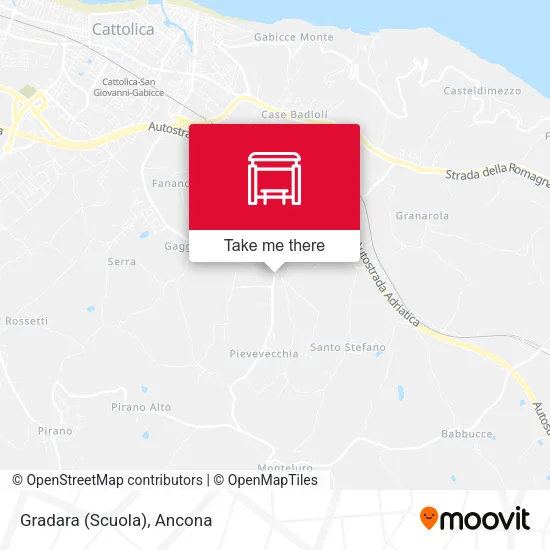 Gradara (Scuola) map