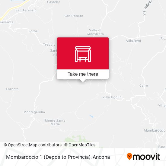 Mombaroccio 1 (Deposito Provincia) map