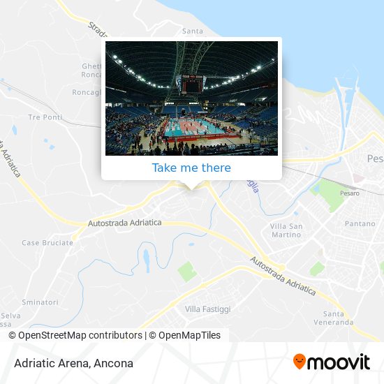 Adriatic Arena map