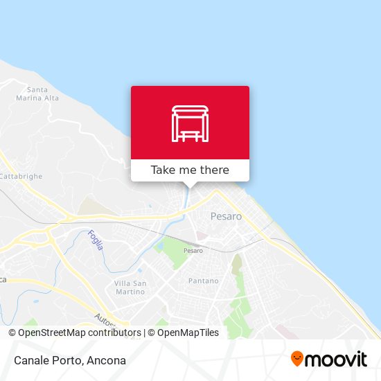 Canale Porto map