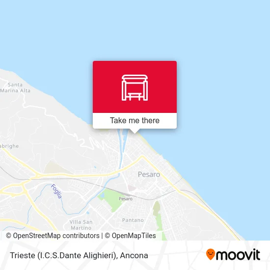 Trieste (ICS Dante Alighieri) map