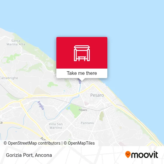 Gorizia Port map