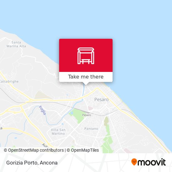 Gorizia Porto map