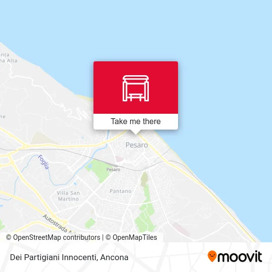 Dei Partigiani Innocenti map