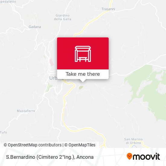 S.Bernardino (Cimitero 2°Ing.) map