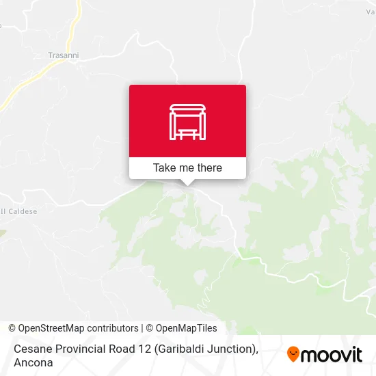 Cesane Provincial Road 12 (Garibaldi Junction) map