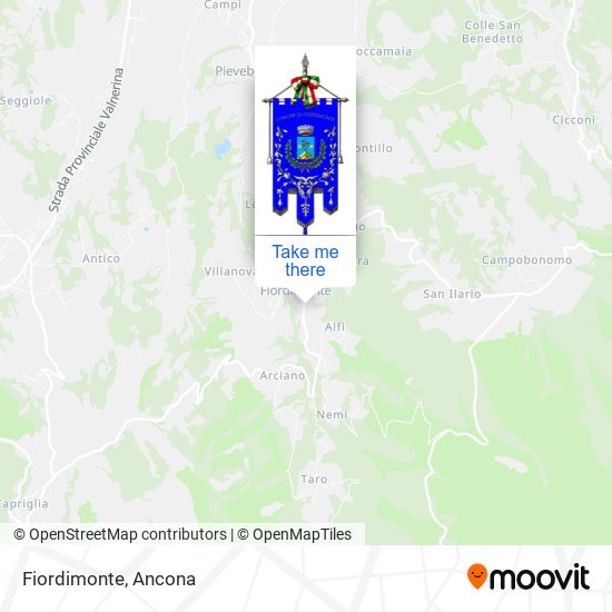 Fiordimonte map