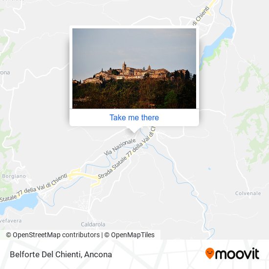 Belforte Del Chienti map