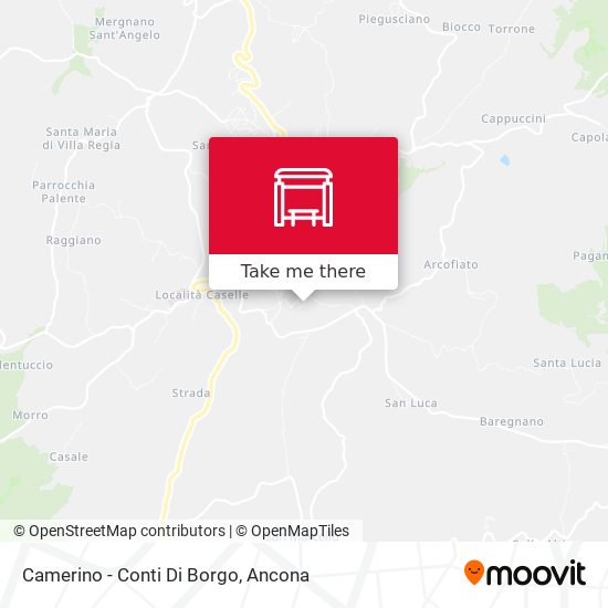 Camerino - Conti Di Borgo map