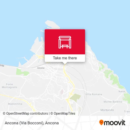Ancona (Via Bocconi) map