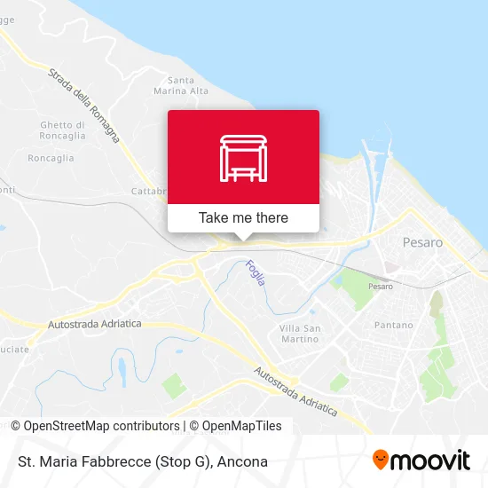 St. Maria Fabbrecce (Stop G) map