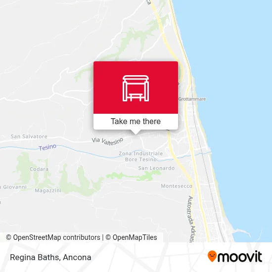 Regina Baths map