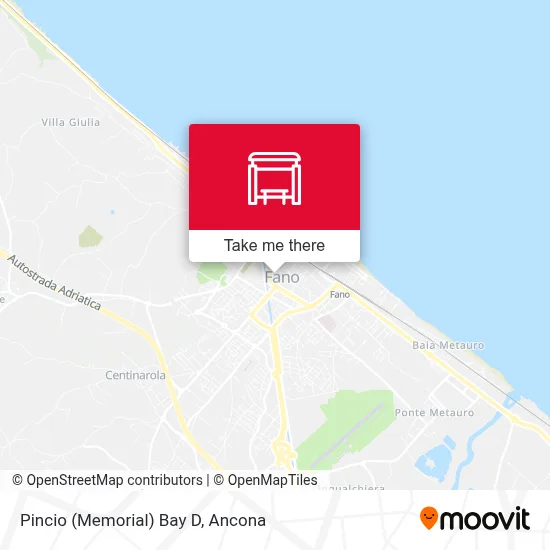 Pincio (Memorial) Bay D map