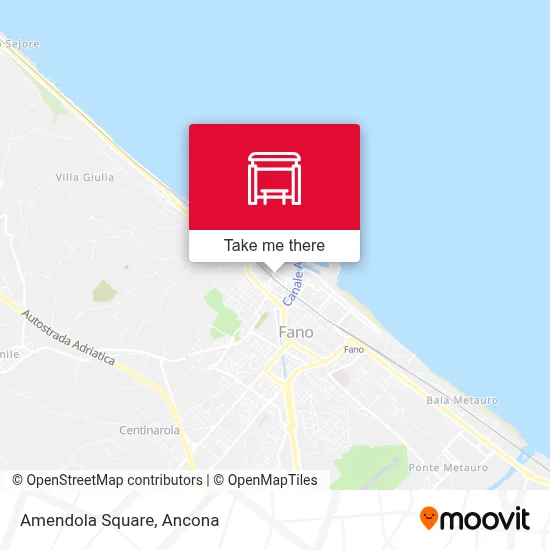 Amendola Square map