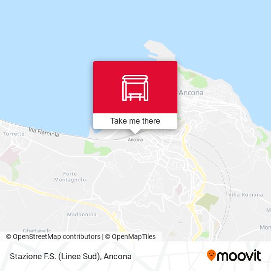 Stazione F.S. (Linee Sud) map