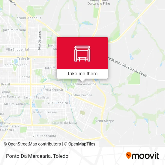 Ponto Da Mercearia map