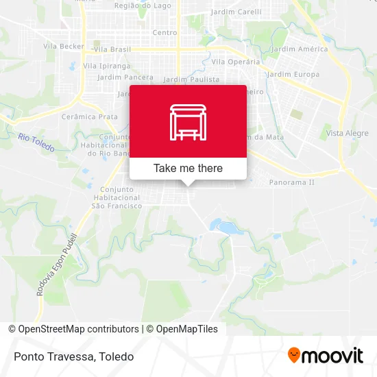 Ponto Travessa map