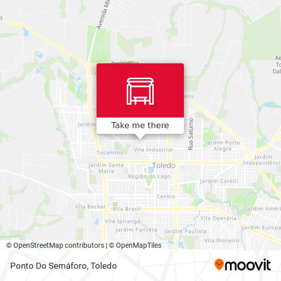 Ponto Do Semáforo map