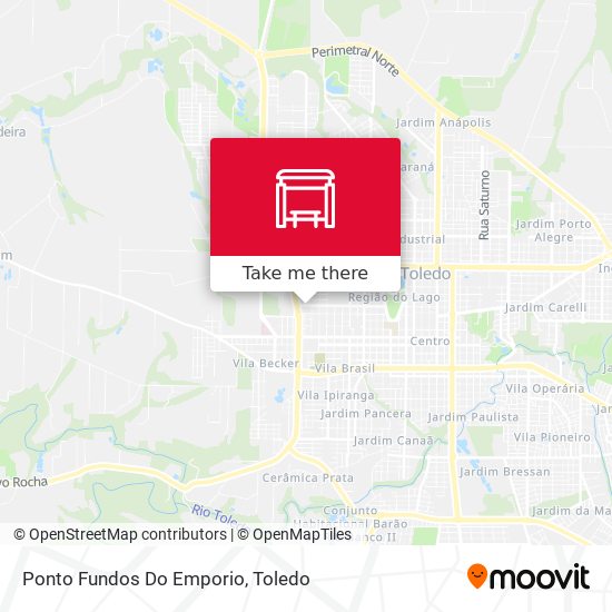 Ponto Fundos Do Emporio map