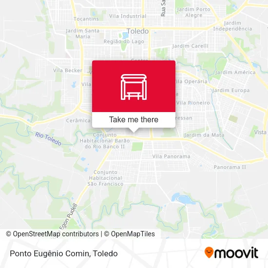 Ponto Eugênio Comin map