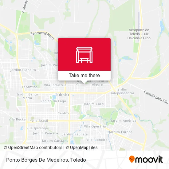 Ponto Borges De Medeiros map