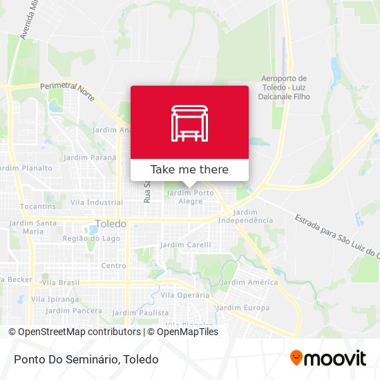 Ponto Do Seminário map