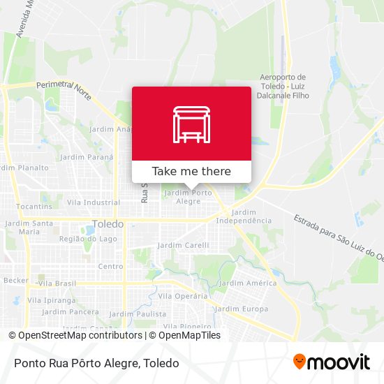 Mapa Ponto Rua Pôrto Alegre