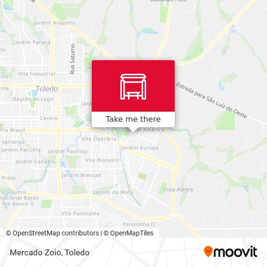 Mercado Zoio map