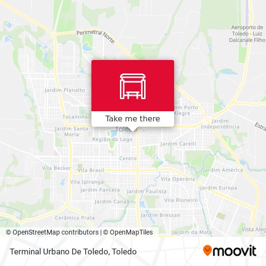 Terminal Urbano De Toledo map