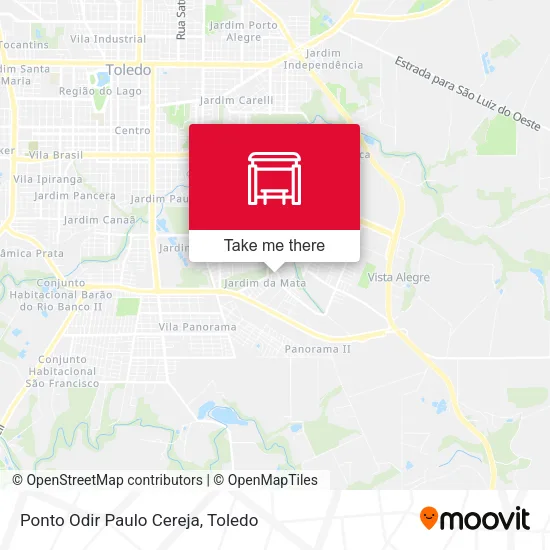 Ponto Odir Paulo Cereja map