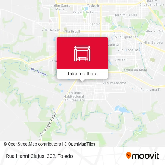 Rua Hanni Clajus, 302 map