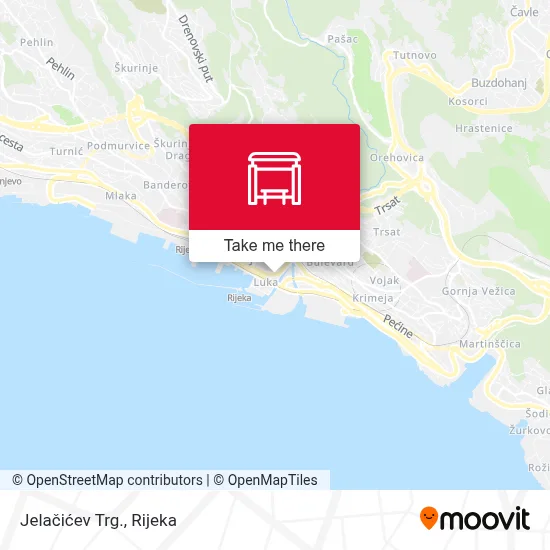 Jelačićev Trg. map