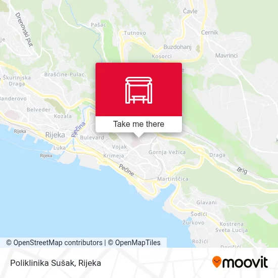 Poliklinika Sušak map