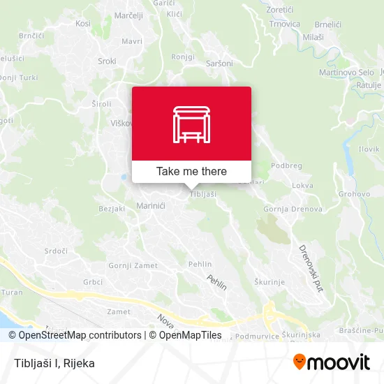 Tibljaši I map