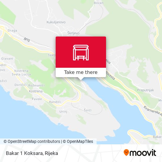 Bakar 1 Koksara map