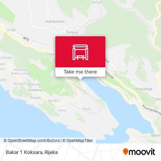 Bakar 1 Koksara map