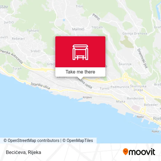 Becićeva map