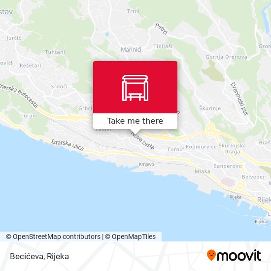 Becićeva map