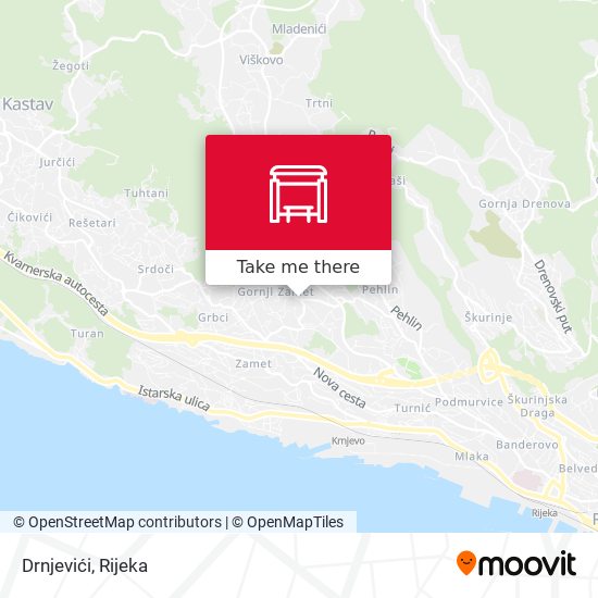 Drnjevići map