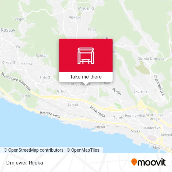 Drnjevići map