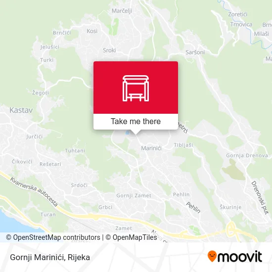 Gornji Marinići map