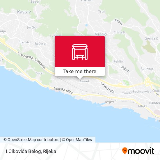 I.Ćikovića Belog map