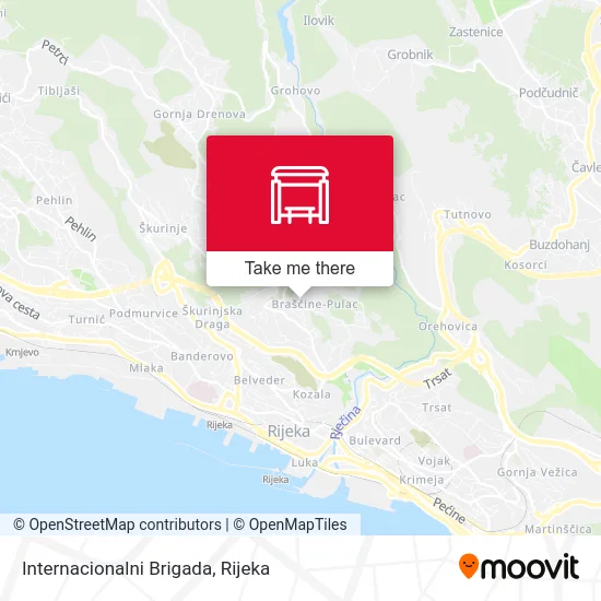 Internacionalni Brigada map