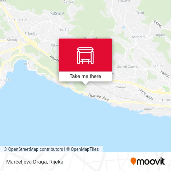 Marčeljeva Draga map