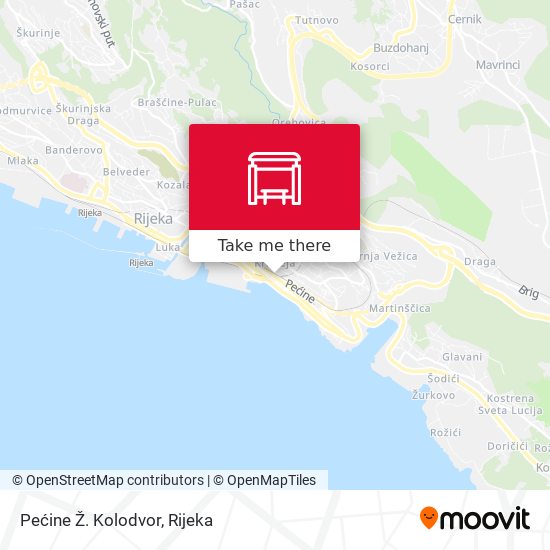 Pećine Ž. Kolodvor map