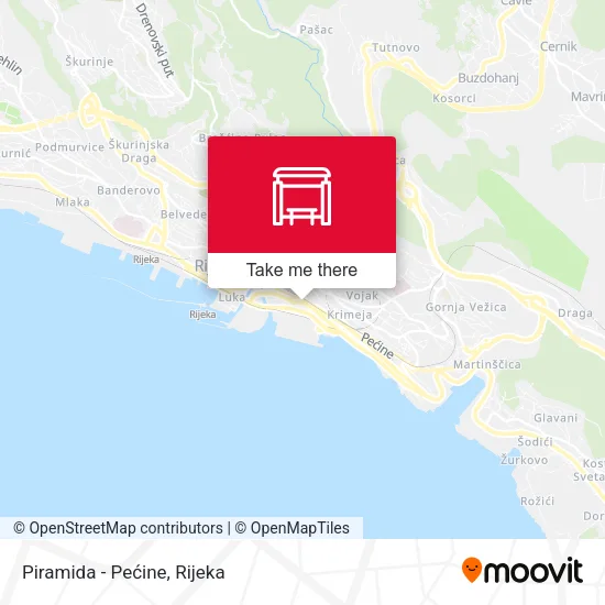 Piramida - Pećine map