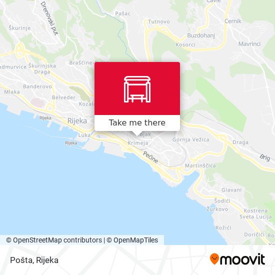 Pošta map