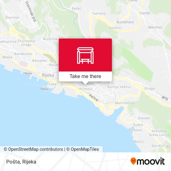 Pošta map