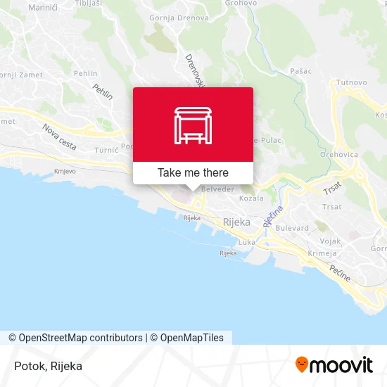 Potok map