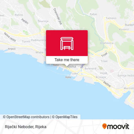 Riječki Neboder map